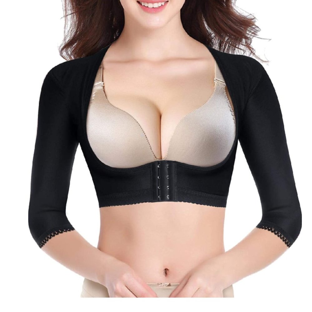 BRABIC Upper Arm Shaper Post Surgical Slimmer Compression Sleeves Posture Correc